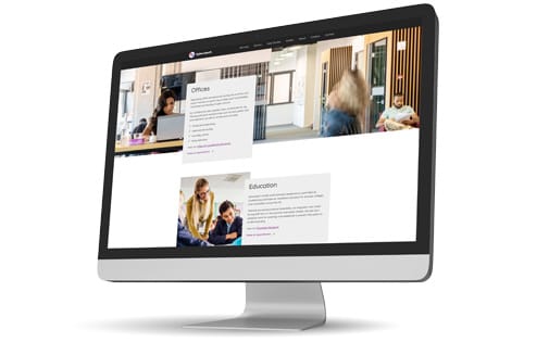 Spheretech Website Screen